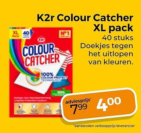 K2r Colour Catcher XL pack