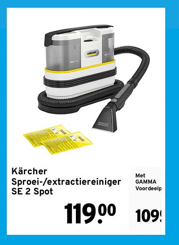 Kärcher Sproei-/extractiereiniger SE 2 Spot