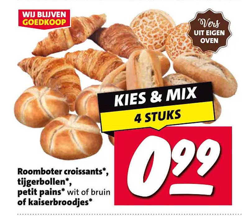 KIES & MIX 4 STUKS