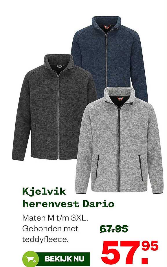 Kjelvik herenvest Dario