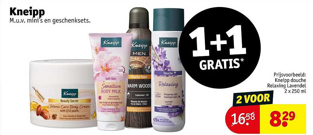 Kneipp 1+1 GRATIS*