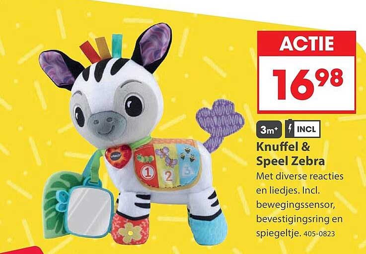 Knuffel & Speel Zebra