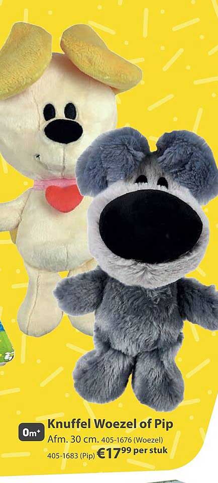 Knuffel Woezel of Pip