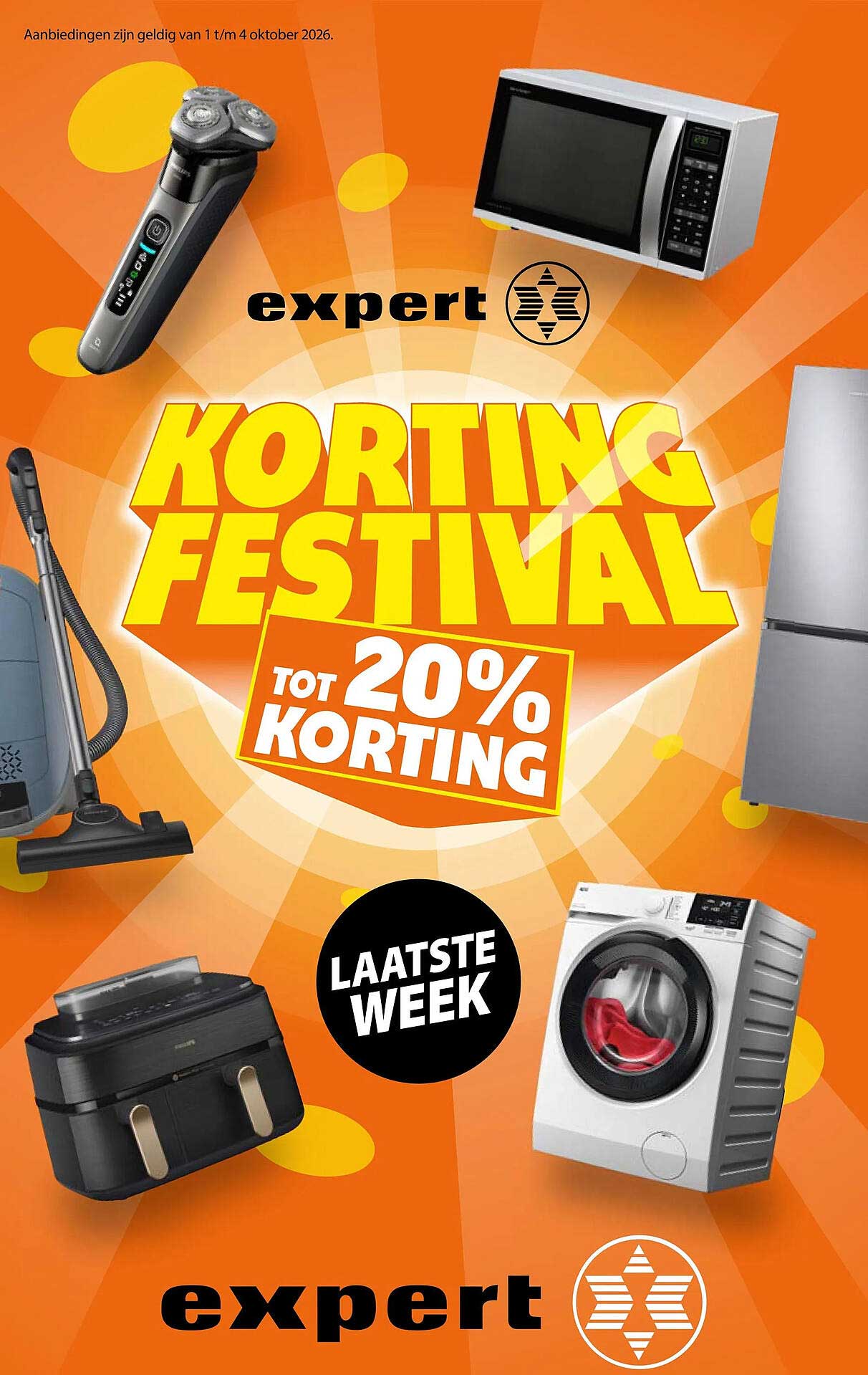 Korting Festival tot 20% korting