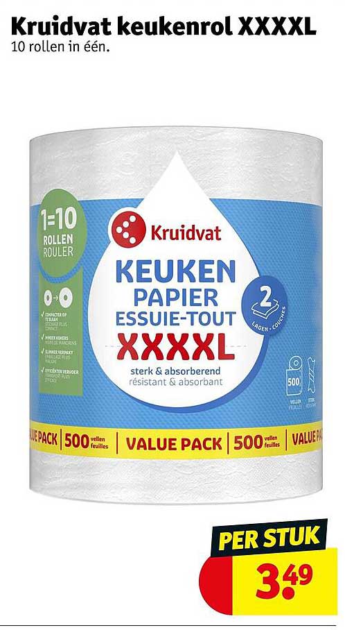 Kruidvat keukenrol XXXXL