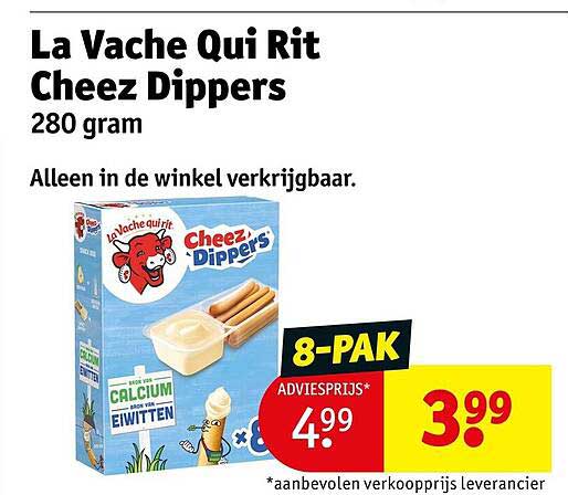 La Vache Qui Rit Cheez Dippers 280 gram