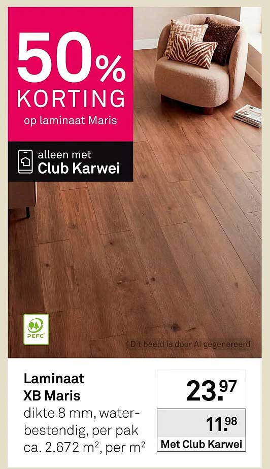 Laminaat XB Maris 50% KORTING alleen met Club Karwei