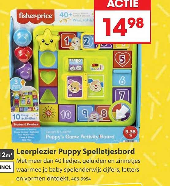 Leerplezier Puppy Spelletjesbord