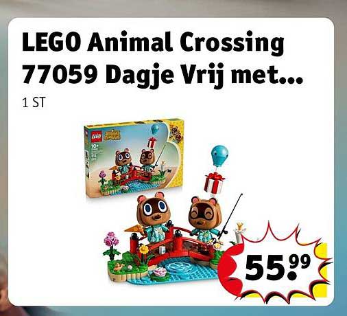 LEGO Animal Crossing 77059 Dagje Vrij met...