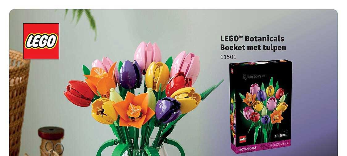 LEGO® Botanicals Boeket met tulpen 11501