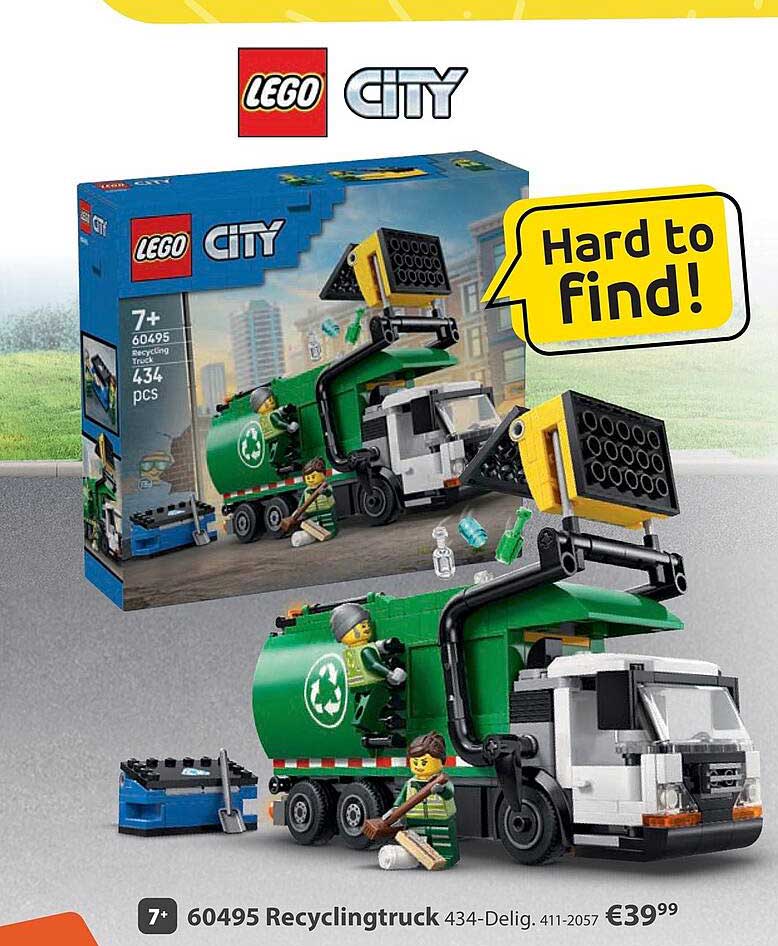 LEGO City 60495 Recyclingtruck 434-Delig