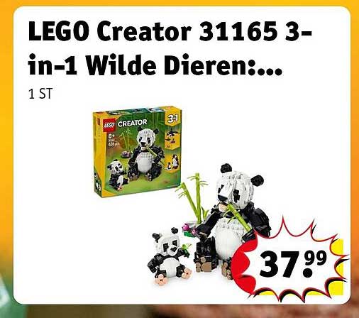 LEGO Creator 31165 3-in-1 Wilde Dieren....