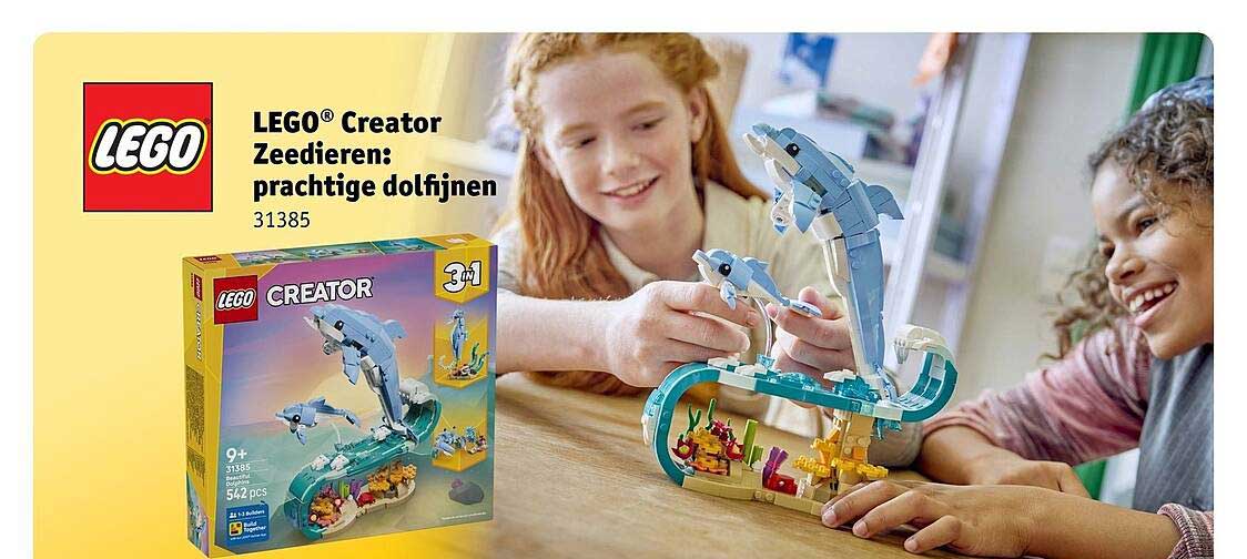 LEGO® Creator Zeedieren: prachtige dolfijnen 31385