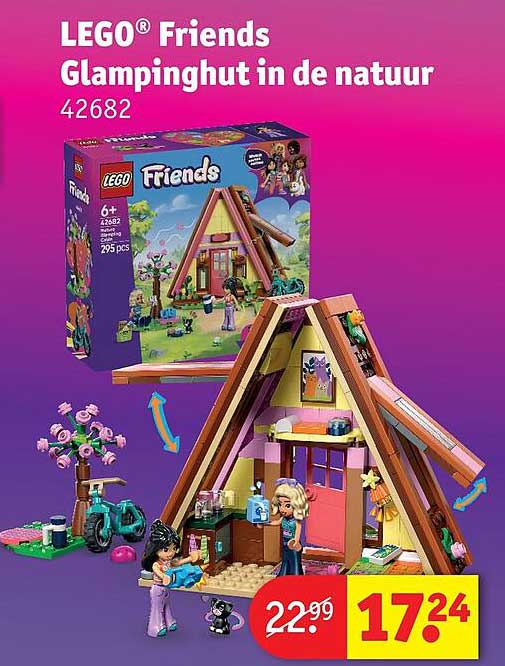 LEGO® Friends Glampinghut in de natuur 42682