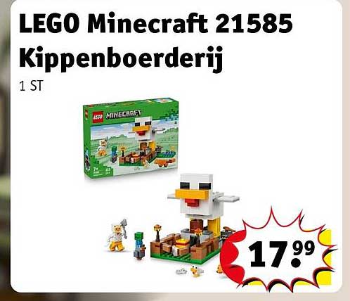 LEGO Minecraft 21585 Kippenboerderij