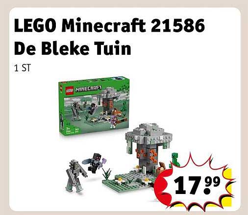 LEGO Minecraft 21586 De Bleke Tuin