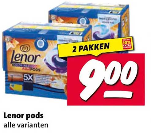 Lenor pods alle varianten 2 PAKKEN