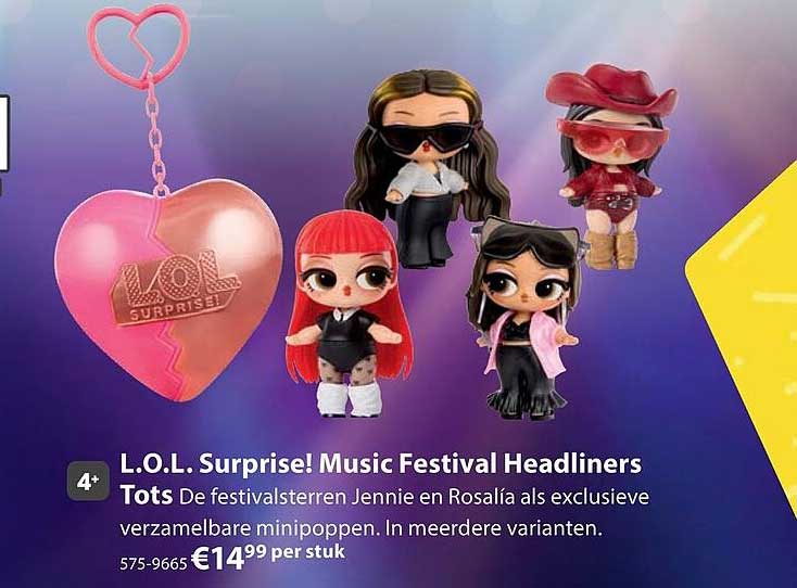 L.O.L. Surprise! Music Festival Headliners Tots