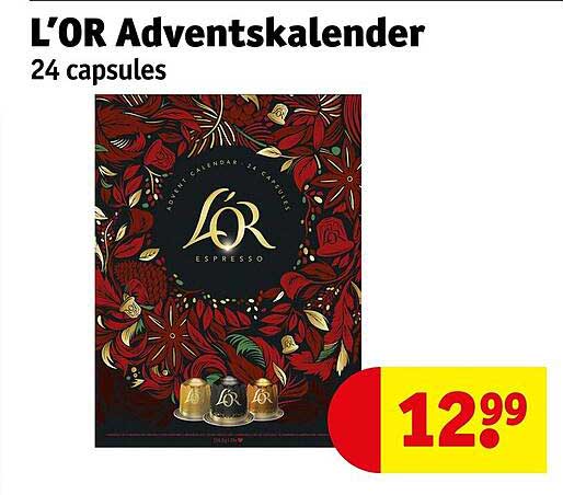 L’OR Adventskalender 24 capsules