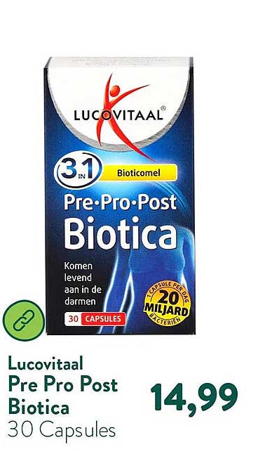 Lucovitaal Pre Pro Post Biotica 30 Capsules