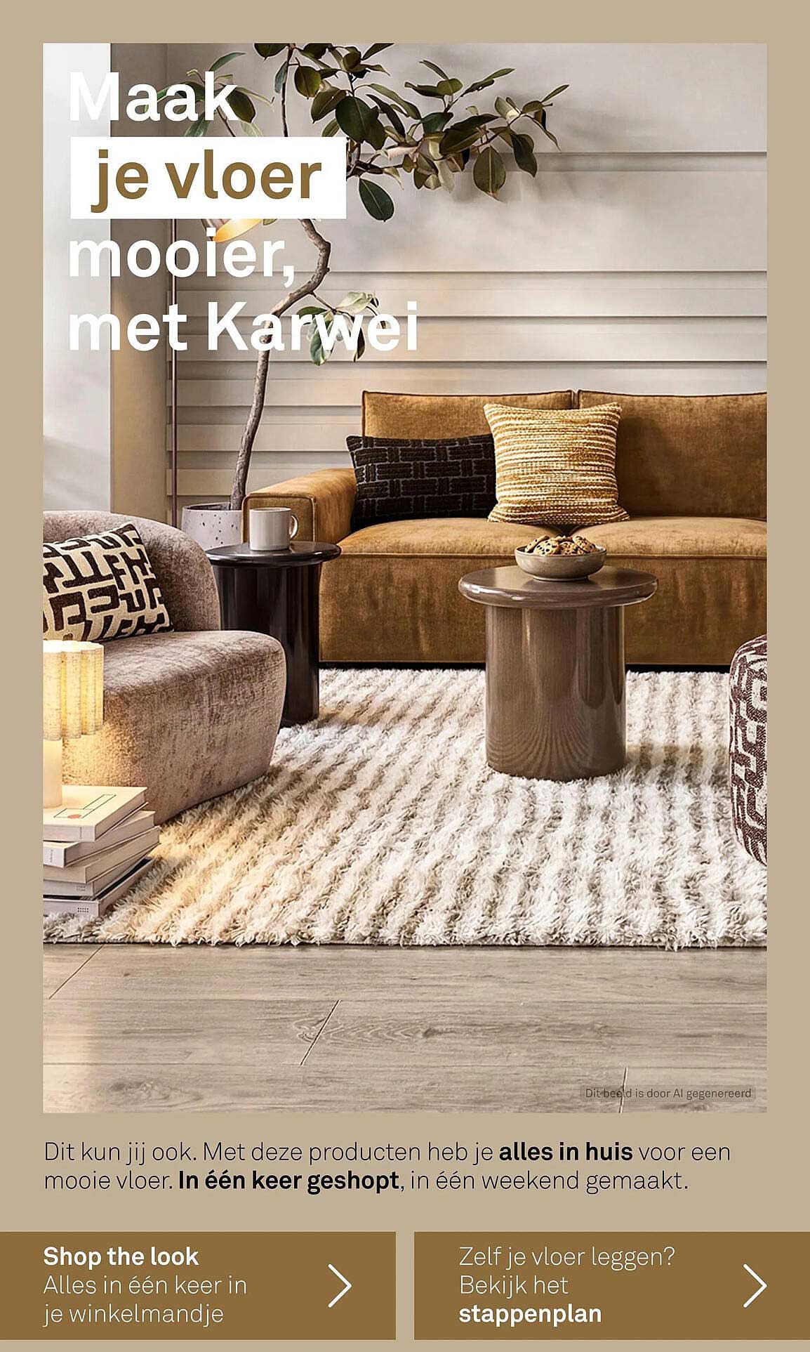 Maak je vloer mooier, met Karwei
