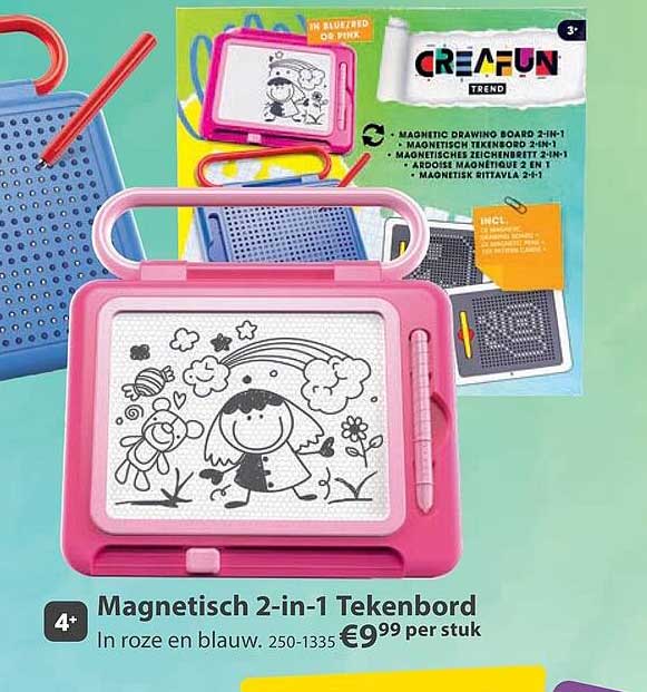 Magnetisch 2-in-1 Tekenbord