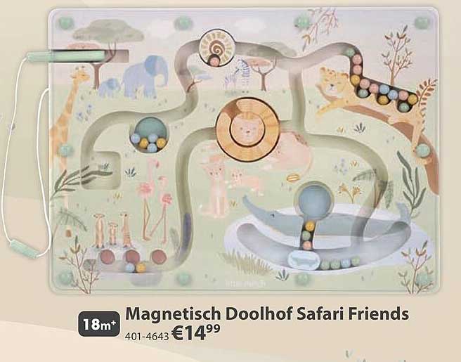 Magnetisch Doolhof Safari Friends
