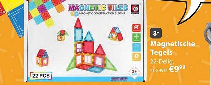 Magnetische Tegels 22-Delig