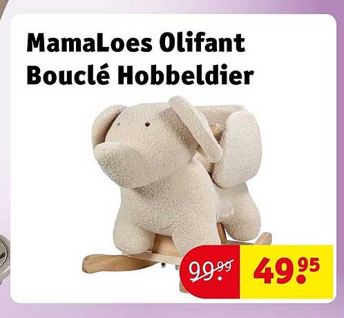 MamaLoes Olifant Bouclé Hobbeldier