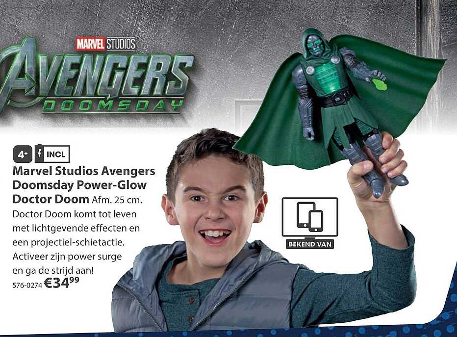 Marvel Studios Avengers Doomsday Power-Low Doctor Doom afm. 25 cm.