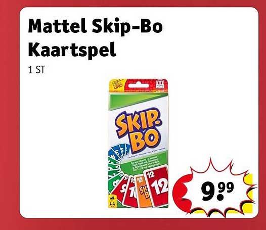 Mattel Skip-Bo Kaartspel