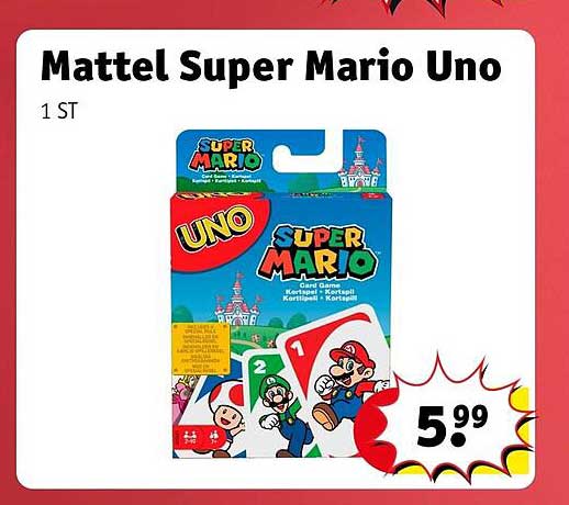 Mattel Super Mario Uno