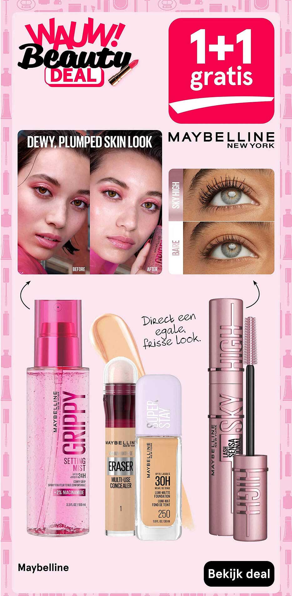 Maybelline 1+1 gratis