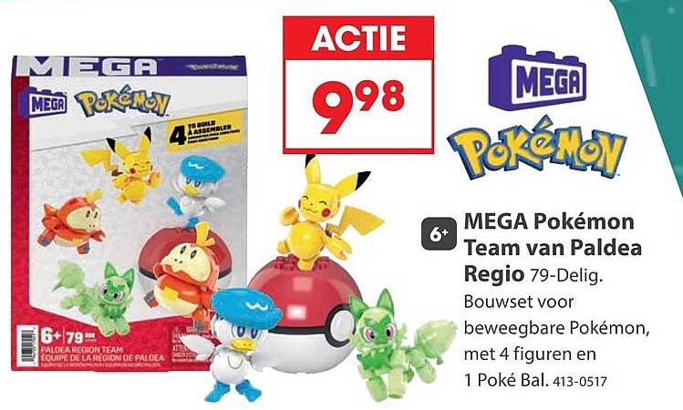 MEGA Pokémon Team van Paldea Regio 79-Delig.