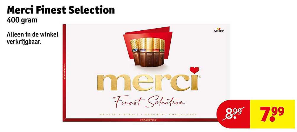 Merci Finest Selection 400 gram