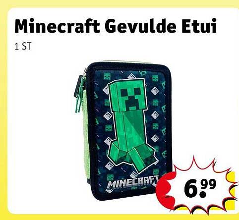 Minecraft Gevulde Etui