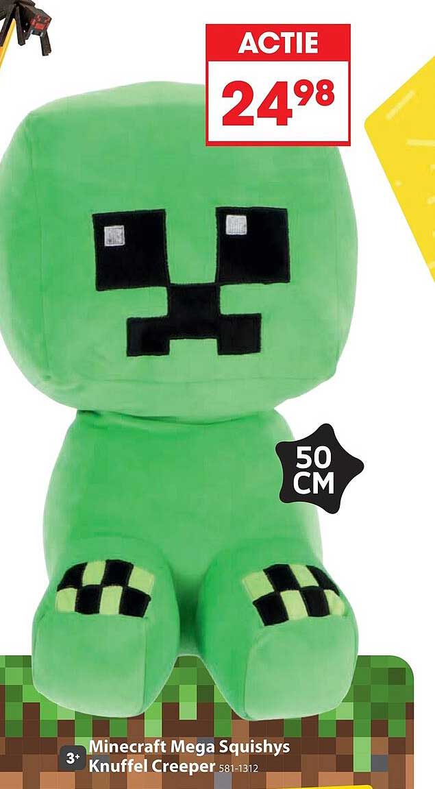 Minecraft Mega Squishys Knuffel Creeper