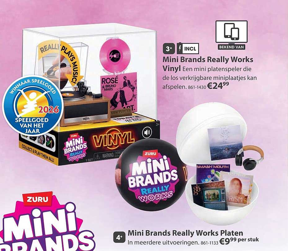 Mini Brands Really Works Vinyl