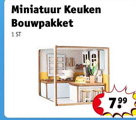 Miniatuur Keuken Bouwpakket