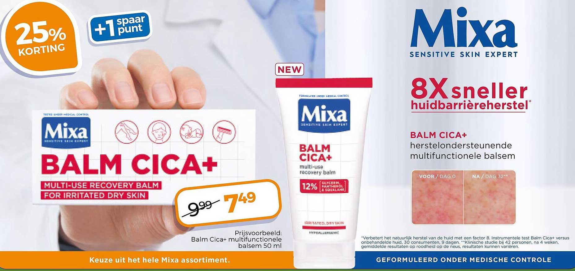 Mixa Balm Cica+ multifunctionele balsem 50 ml