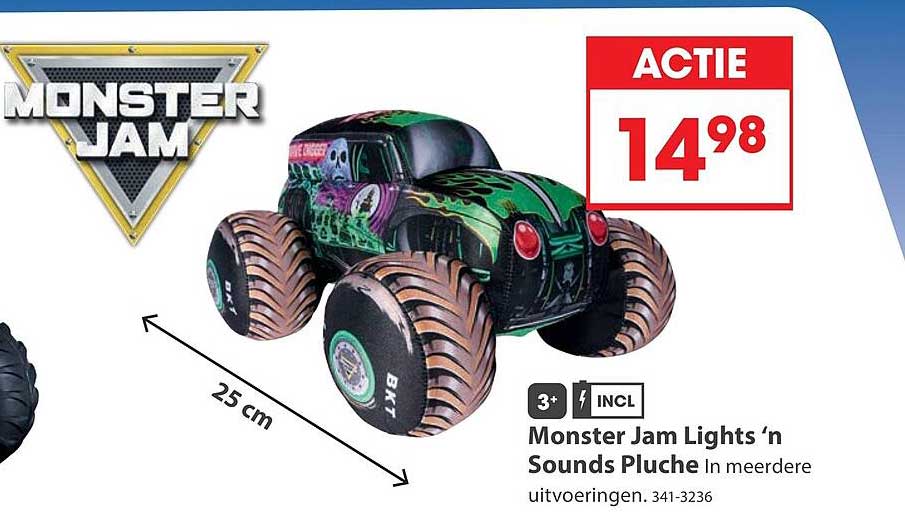 Monster Jam Lights ‘n Sounds Pluche