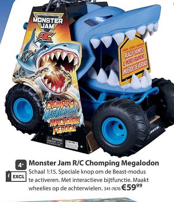 Monster Jam R/C Chomping Megalodon