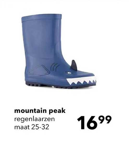 mountain peak regenlaarzen maat 25-32