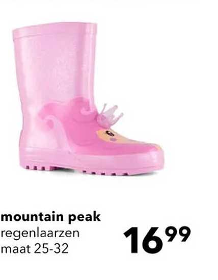 mountain peak regenlaarzen maat 25-32