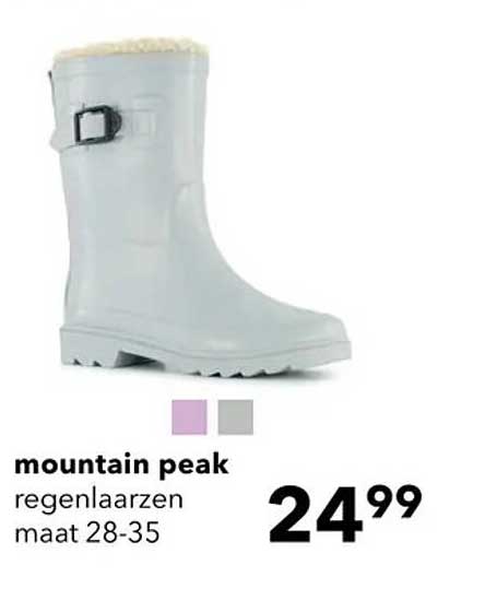 mountain peak regenlaarzen maat 28-35