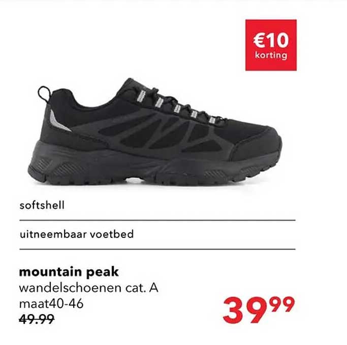 mountain peak wandelschoenen cat. A maat40-46