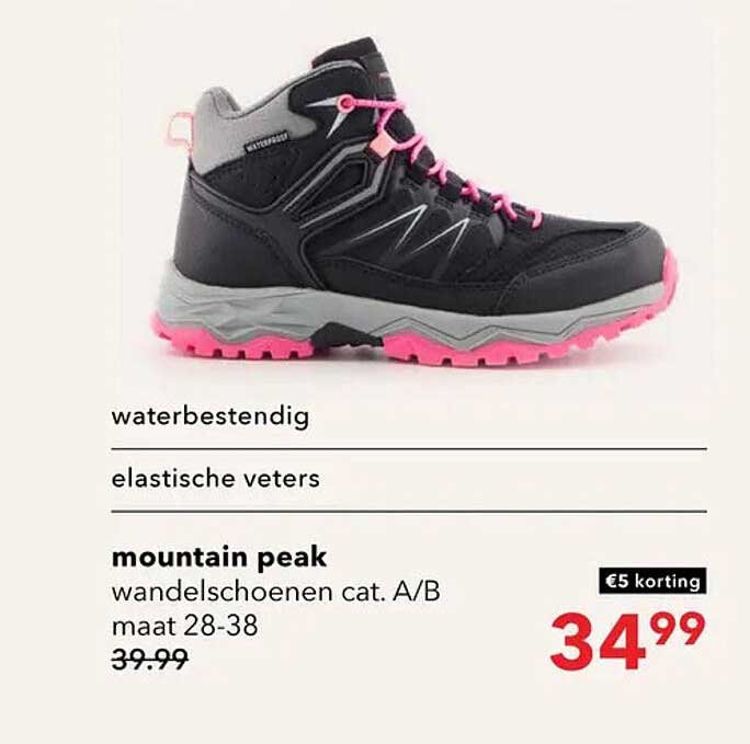 mountain peak wandelschoenen cat. A/B maat 28-38