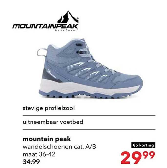mountain peak wandelschoenen cat. A/B maat 36-42