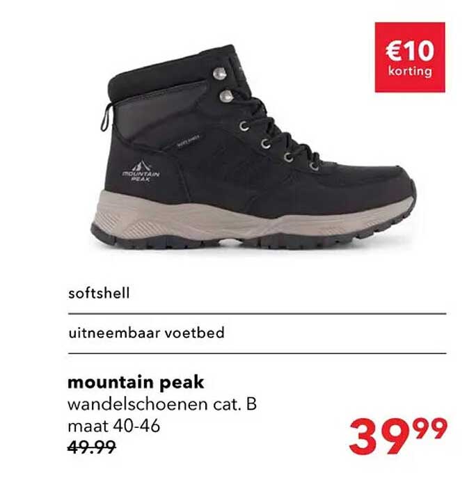 mountain peak wandelschoenen cat. B maat 40-46