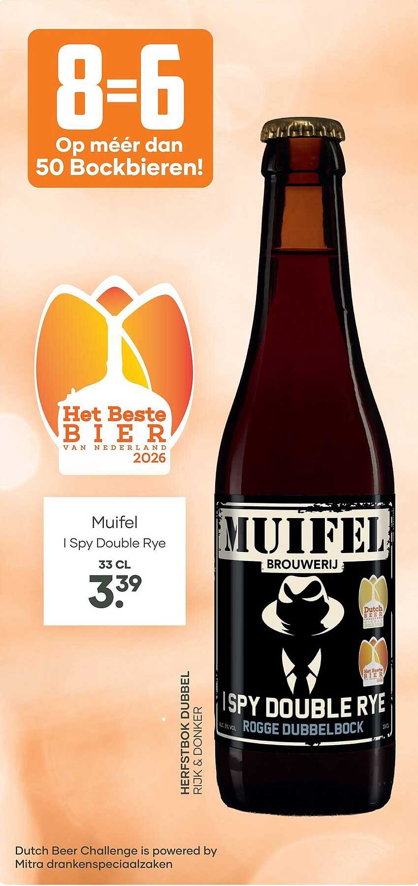 Muitel I Spy Double Rye 33 cl